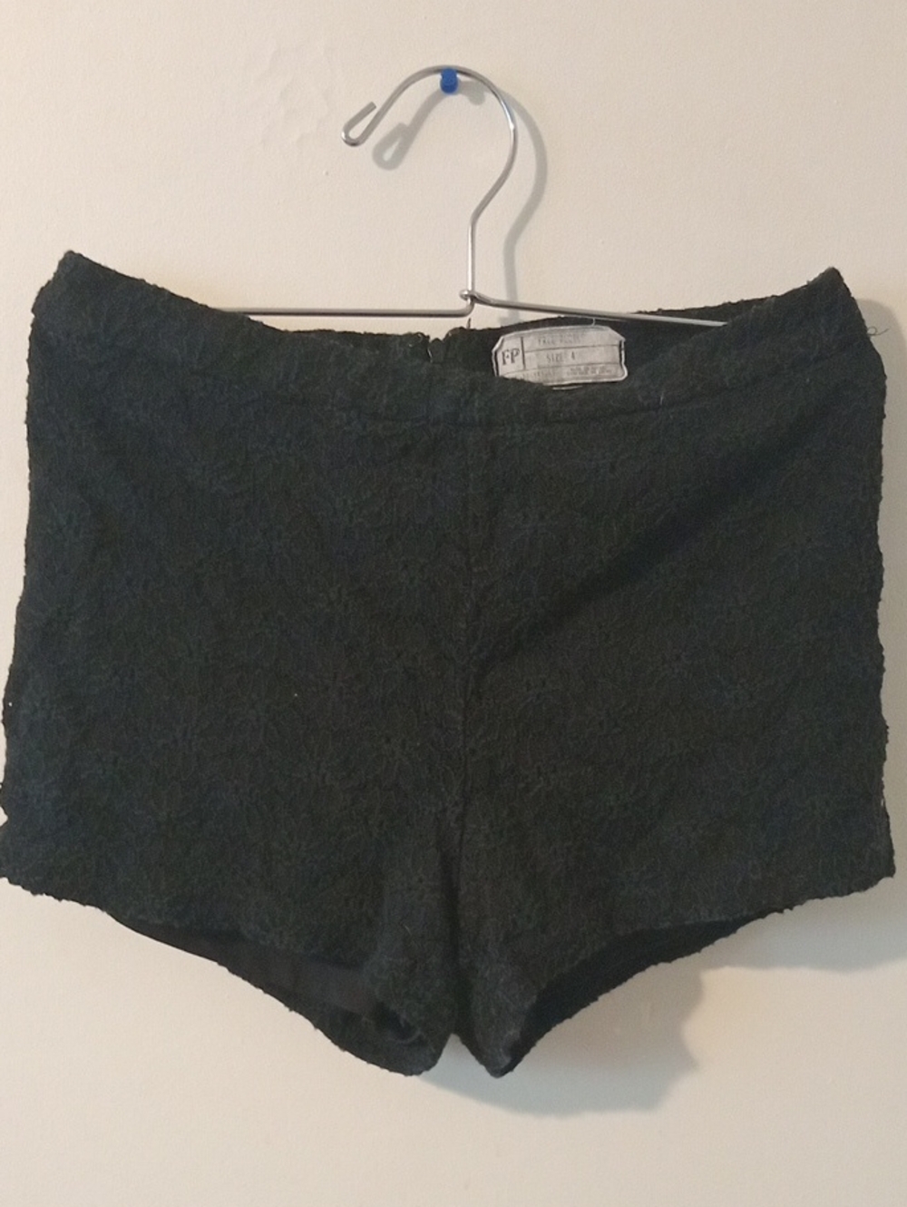FP Free People Black Lace Women's Shorts